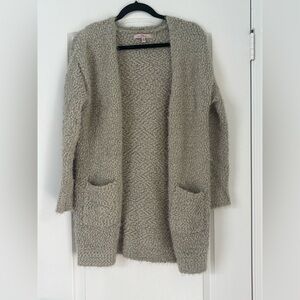 Love Tree Textured Sage Green Cardigan